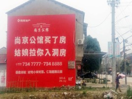 奉新墙体广告在乡镇、农村市场的媒体优势