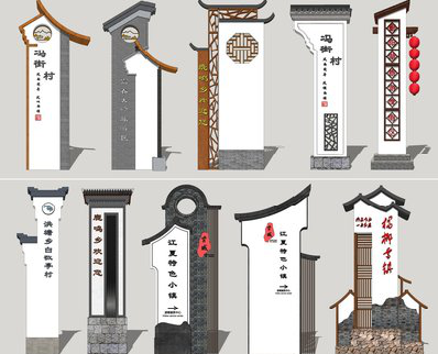 奉新美丽乡村标识标牌有哪些分类？